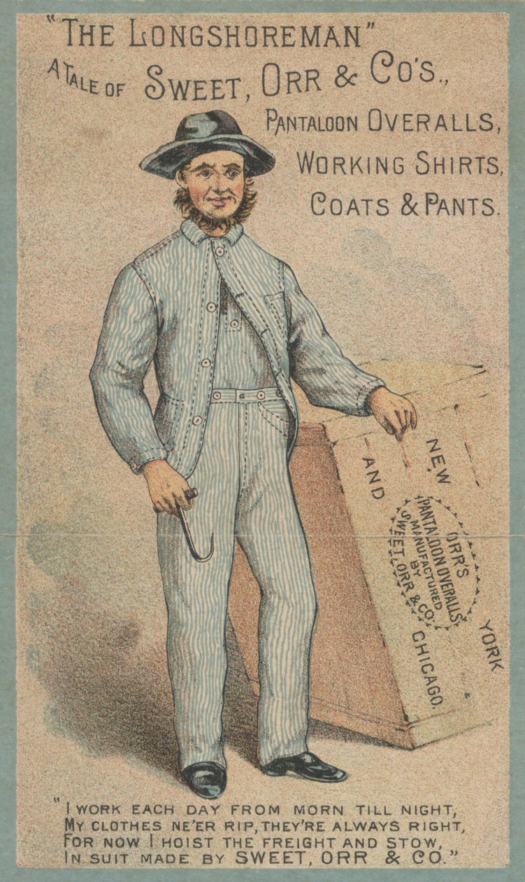 Advertisement for Sweet, Orr & Co