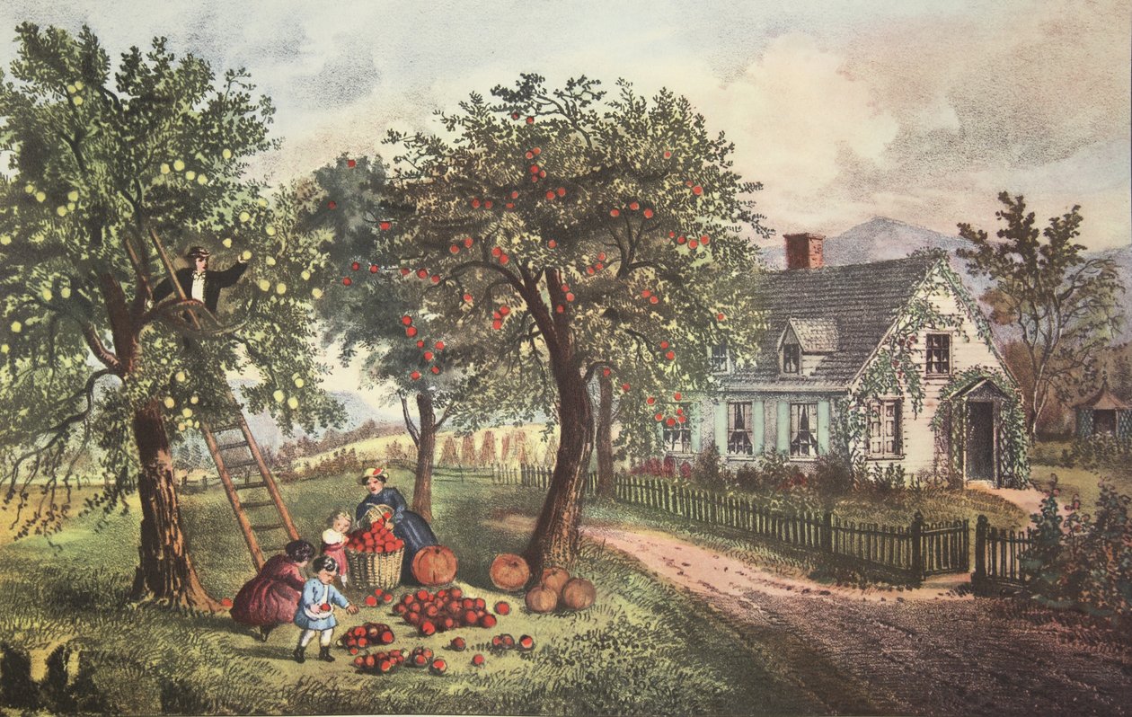 American Homestead - Autumn by American School
