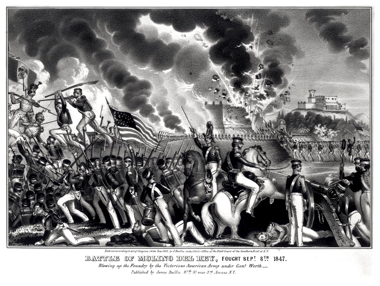 Battle of Molino del Rey, fought September 8th 1847, pub. by James Baillie, 1848 by American School