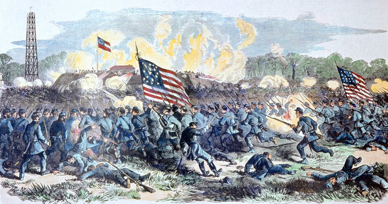 Battle of Secessionville, James Island, South Carolina by American School