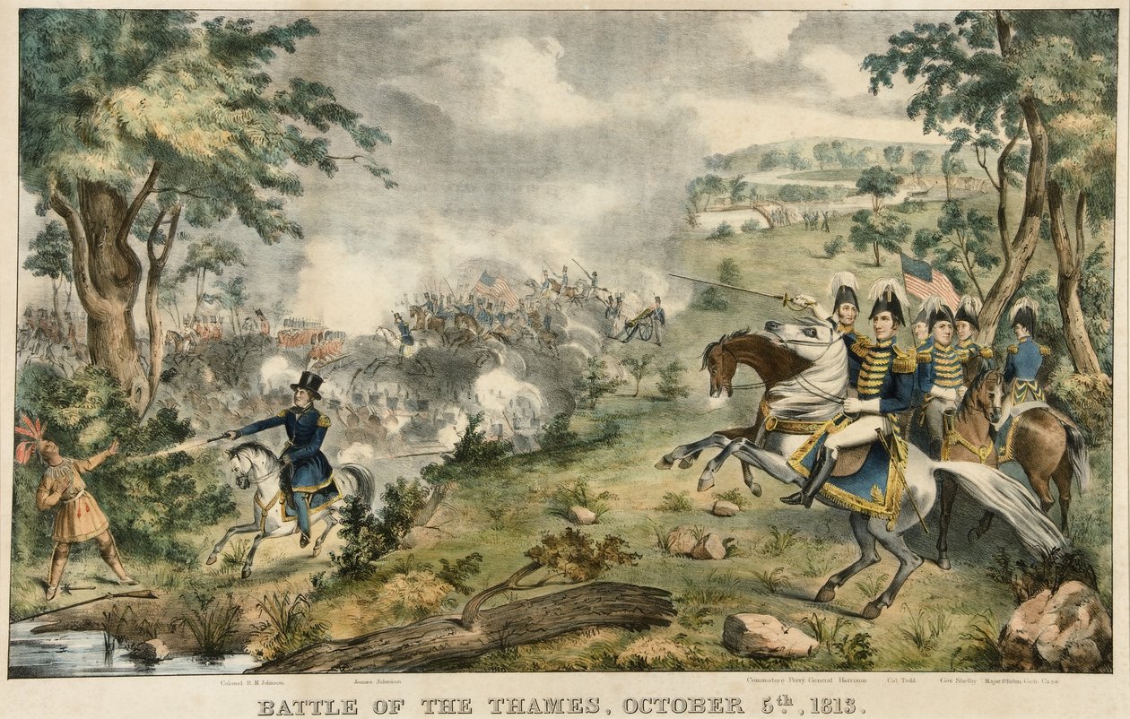 Battle of the Thames, October 5th by American School