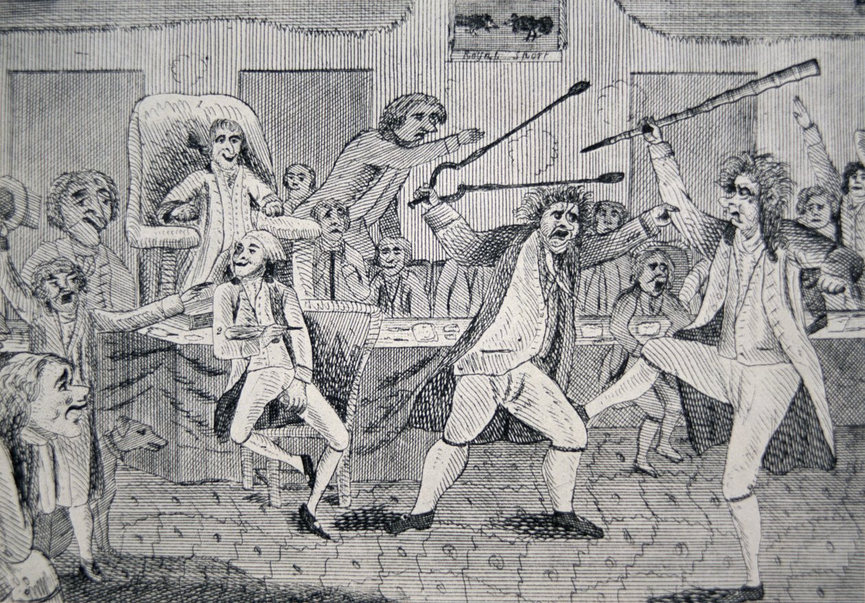 Cartoon depicting 