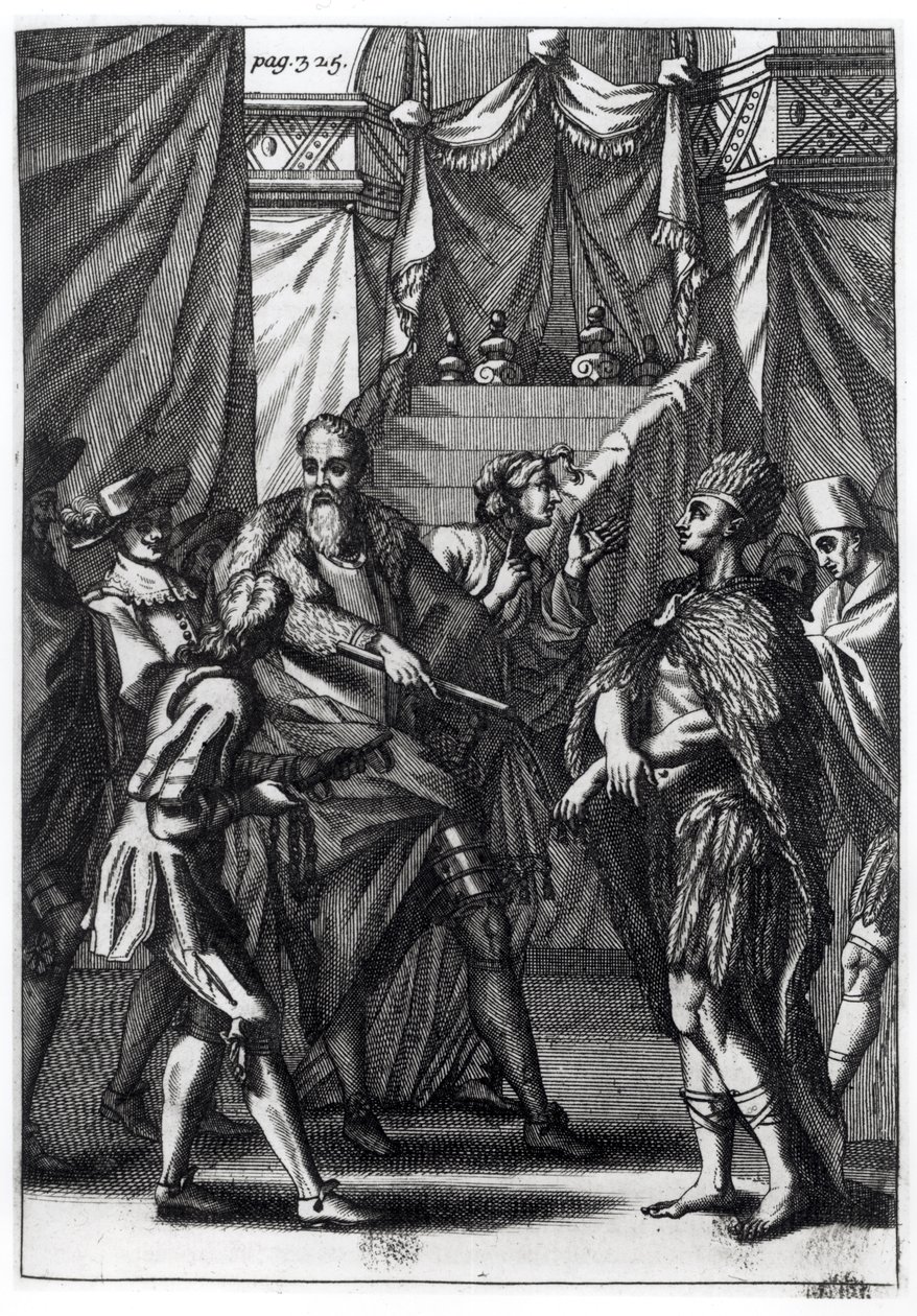 Cortes and Montezuma, from Antonio de Solis y Rivadeneira Solis