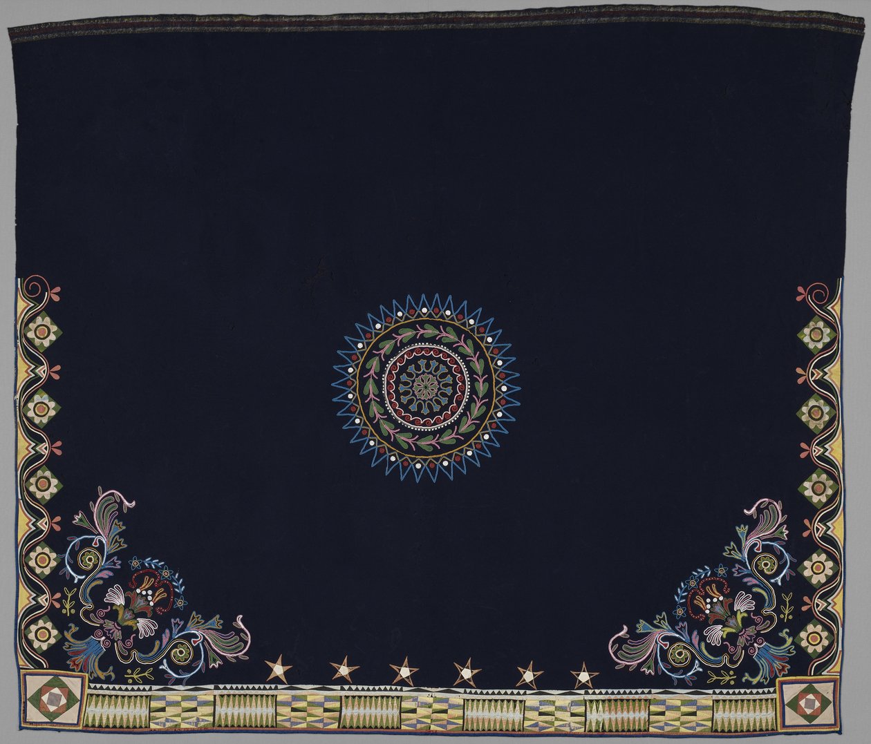 Dance Blanket, Anishinabe, Dakota, c.1840-50 by American School