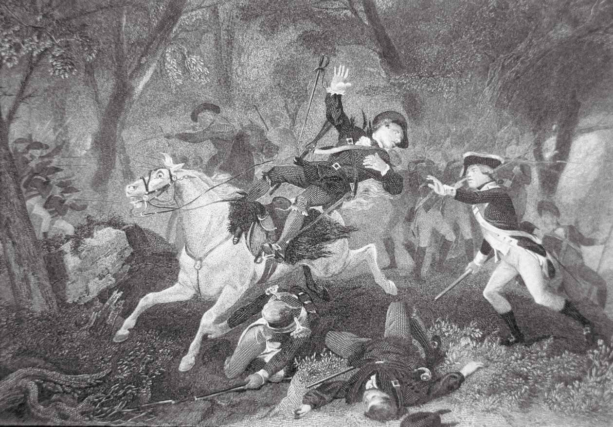 Death of Patrick Ferguson at the Battle of King