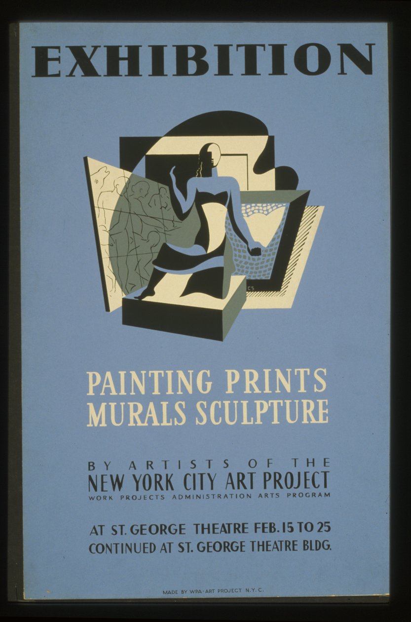 Exhibition Painting, Prints, Murals, Sculpture by Artists of the New York City Art Project by American School