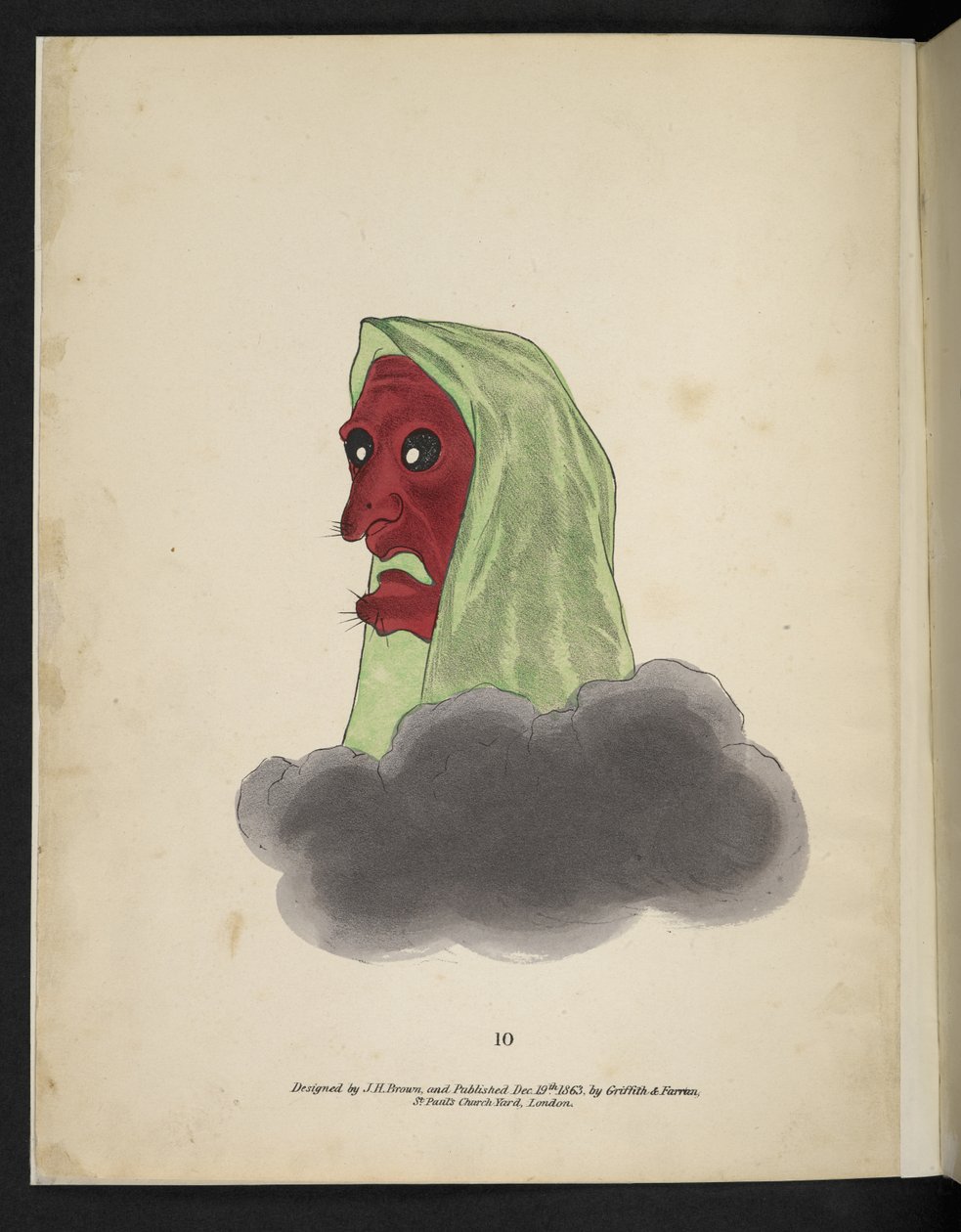 A Red Faced Spectre, from 