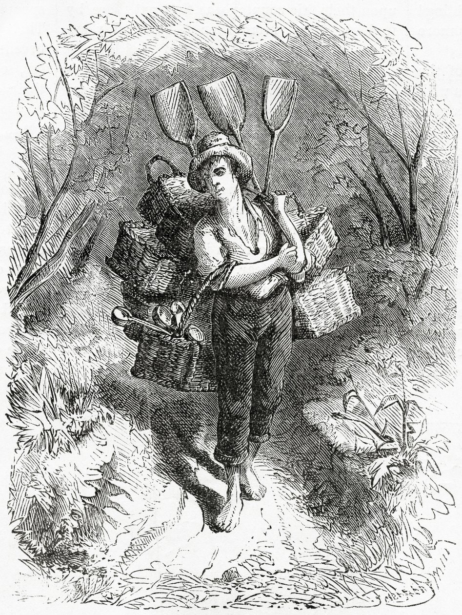 Going to the Store, Illustration for A Community of Outcasts by American School