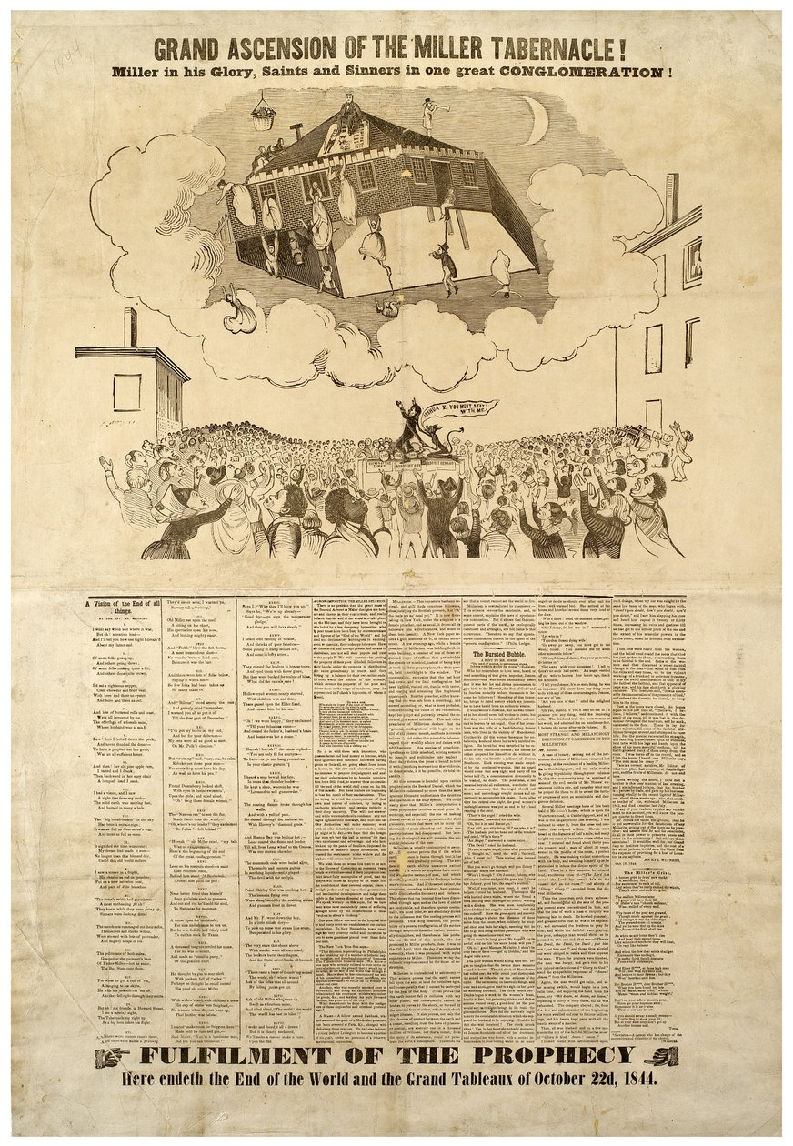 Grand ascension of the Miller tabernacle! : Miller in his glory, saints and sinners in one great conglomeration! by American School