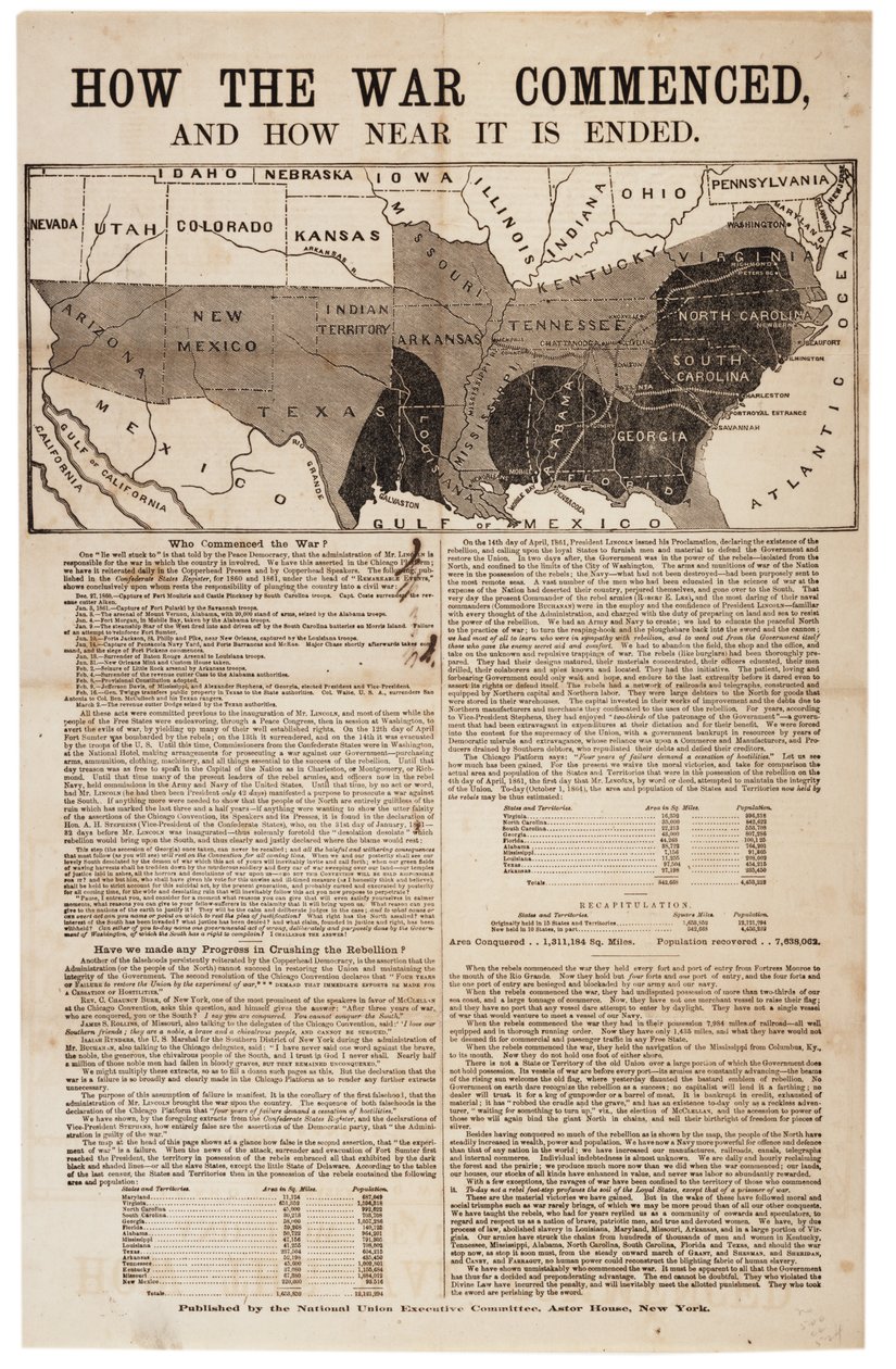 How the War Commenced, and How Near It Is Ended, 1864 by American School