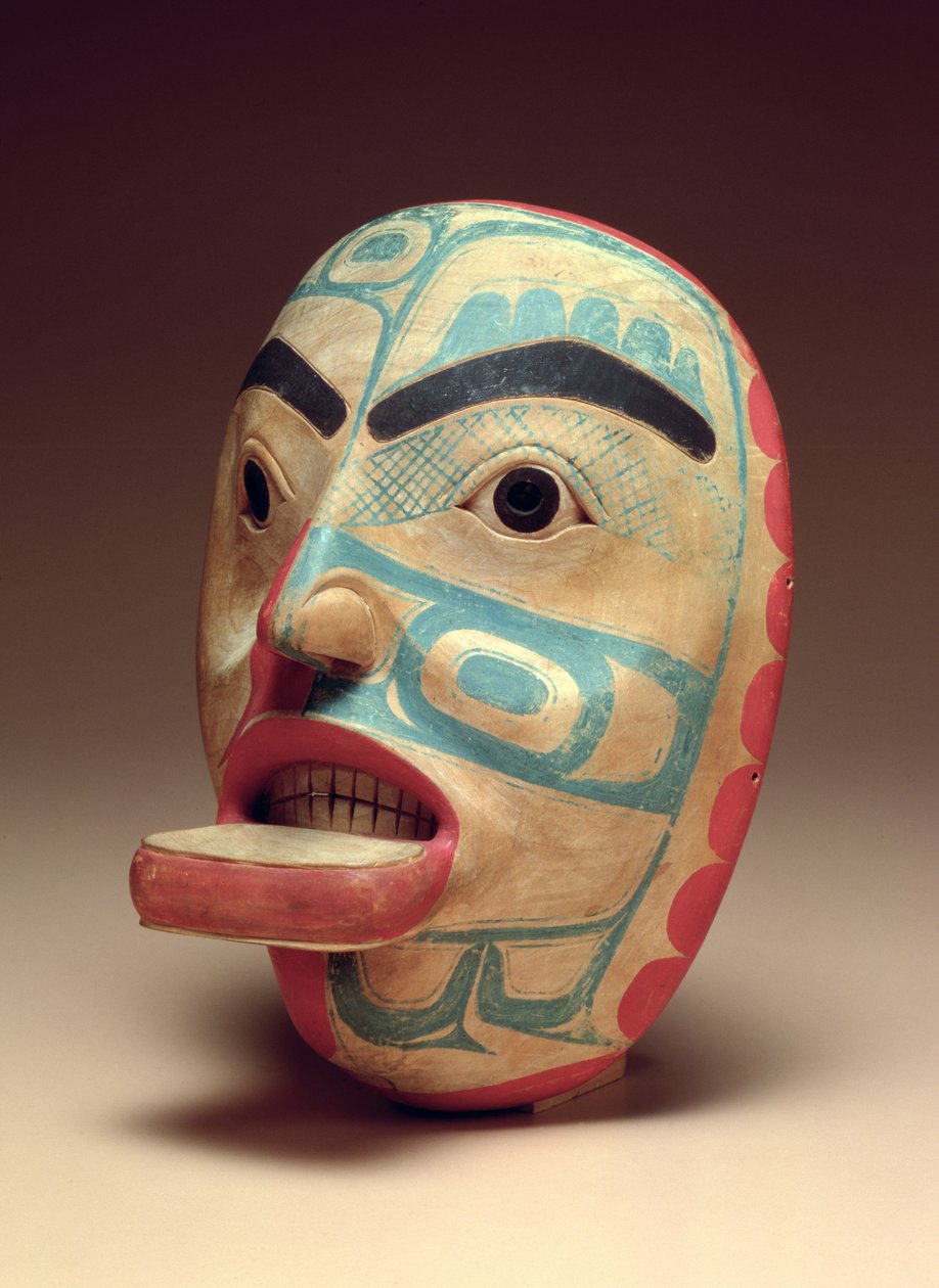 Human Face Mask, c.1820 by American School