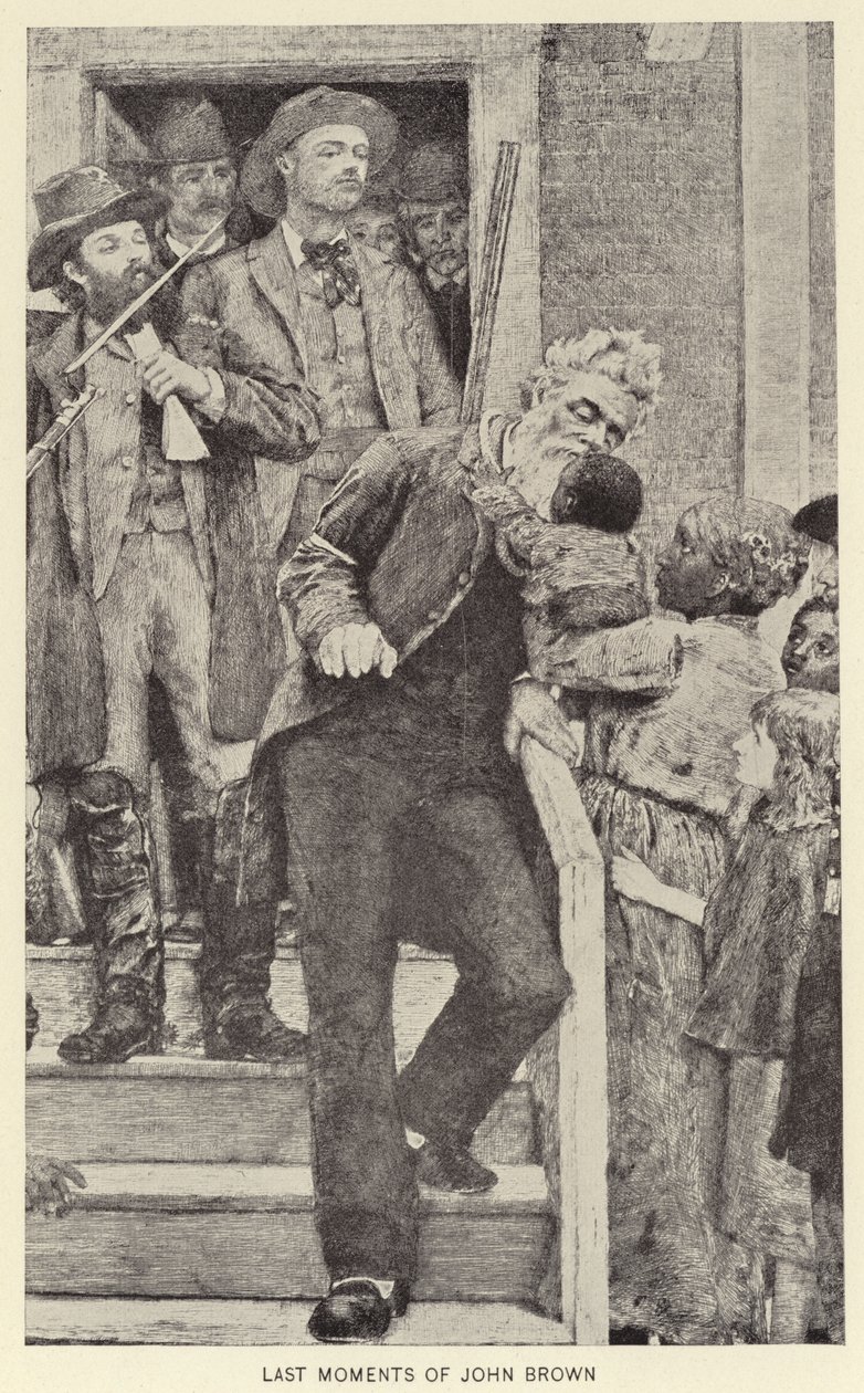 Last Moments of John Brown by American School