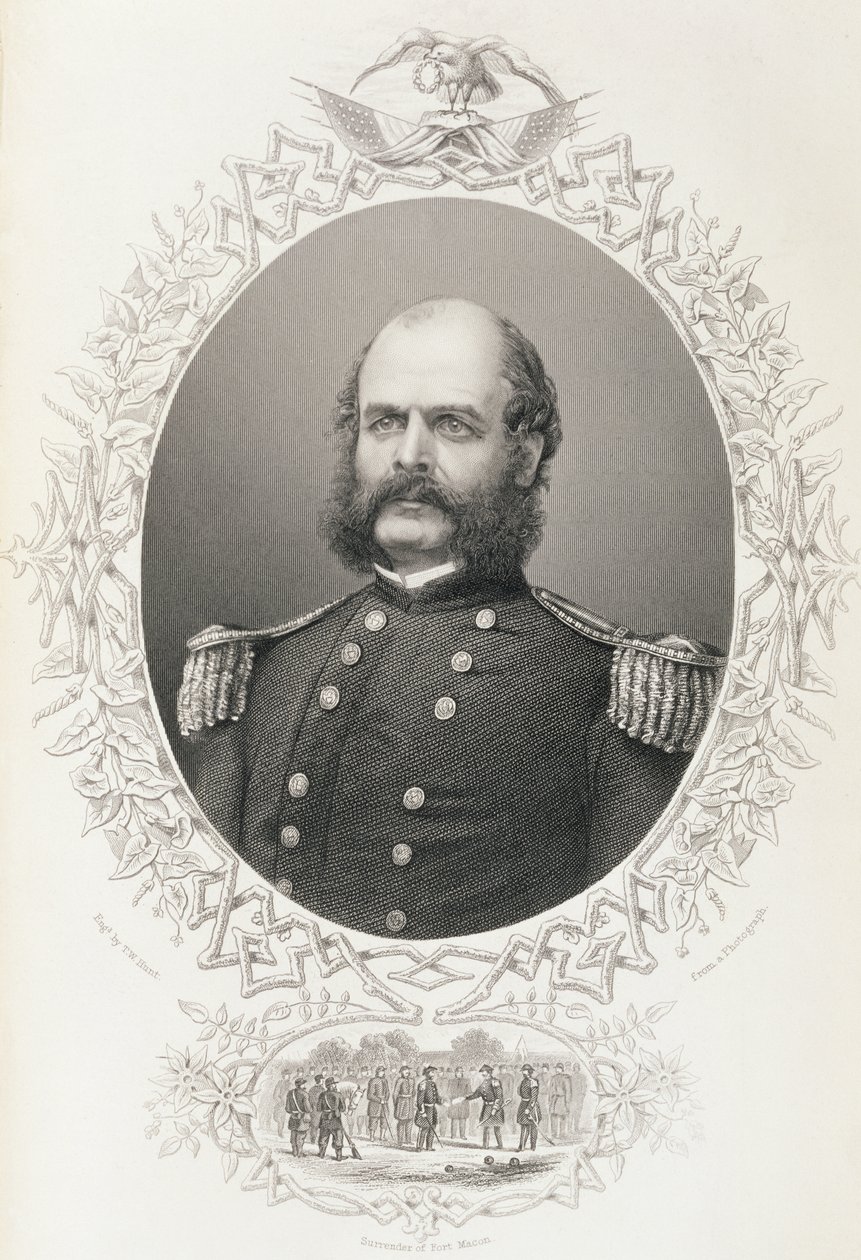 Major General Ambrose Everett Burnside, from 
