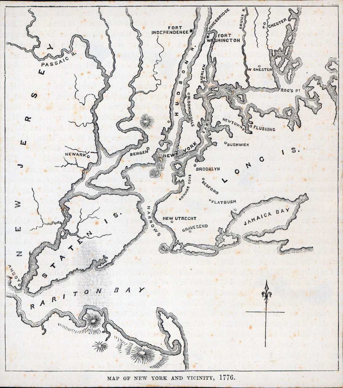 Map of New York and the Vicinity by American School