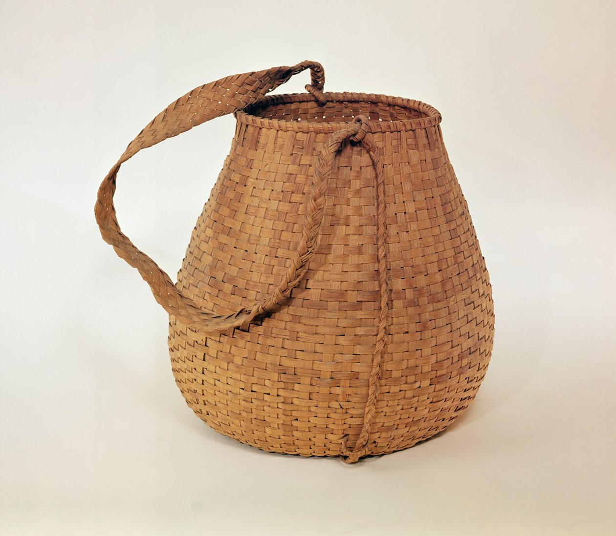 Mashpee carrying basket, from Massachusetts by American School