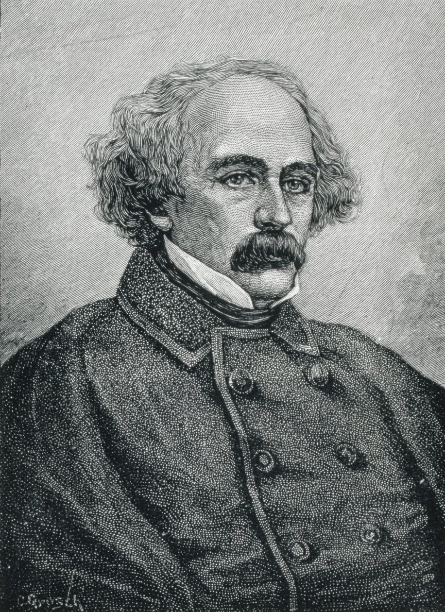 Nathaniel Hawthorne, American Author by American School