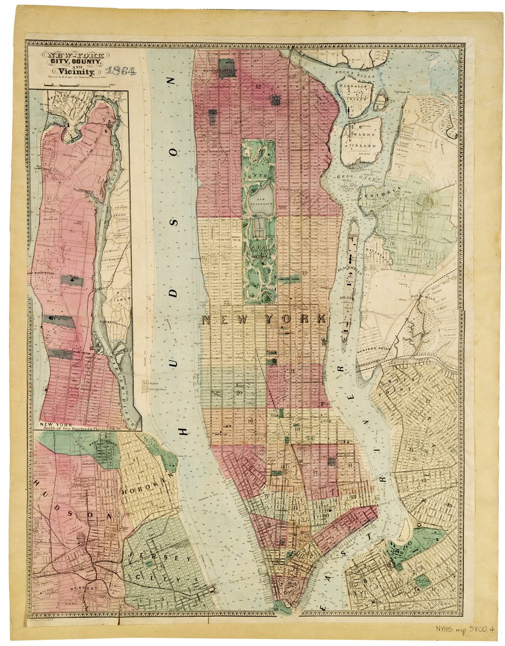 New-York City, County, and vicinity by American School