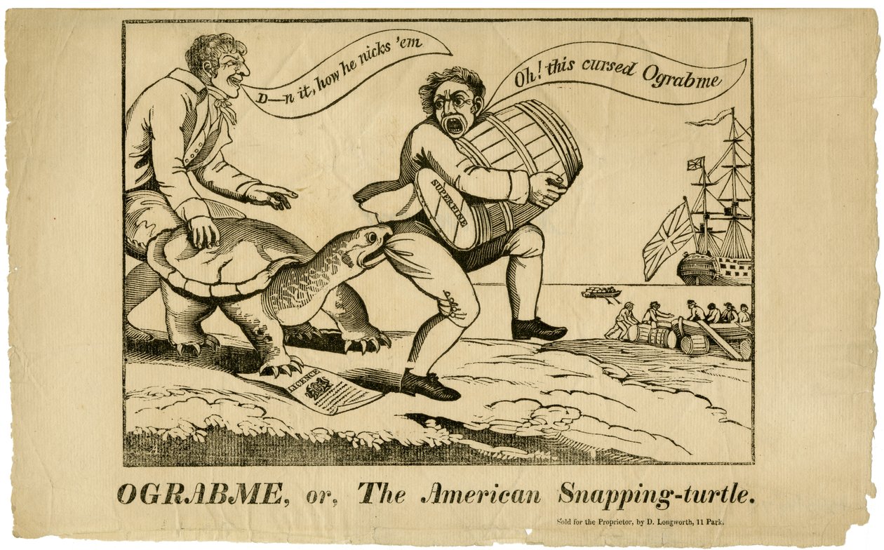 Ograbme, or The American-Snapping Turtle by American School
