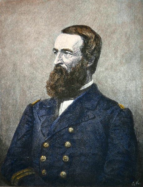 Portrait of David Dixon Porter (1813-91), Admiral in the Federal Navy by American School