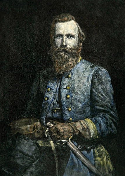 Portrait of General J.E.B. Stuart by American School