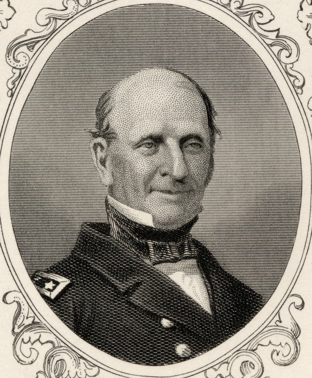 Portrait of Silas Horton Stringham (1798-1876) by American School