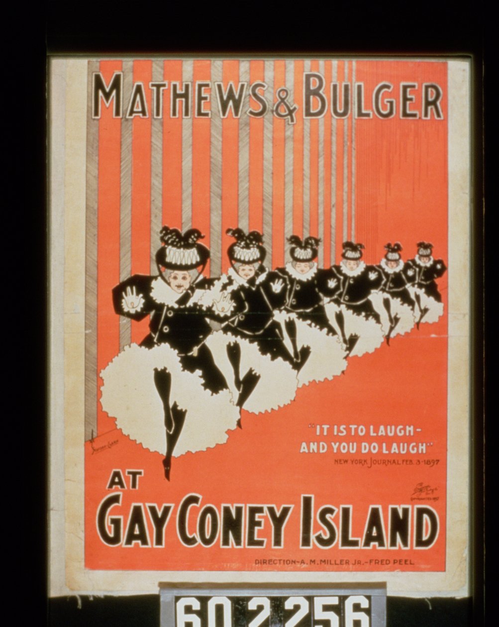 Poster for Mathews & Bulger at Gay Coney Island by American School
