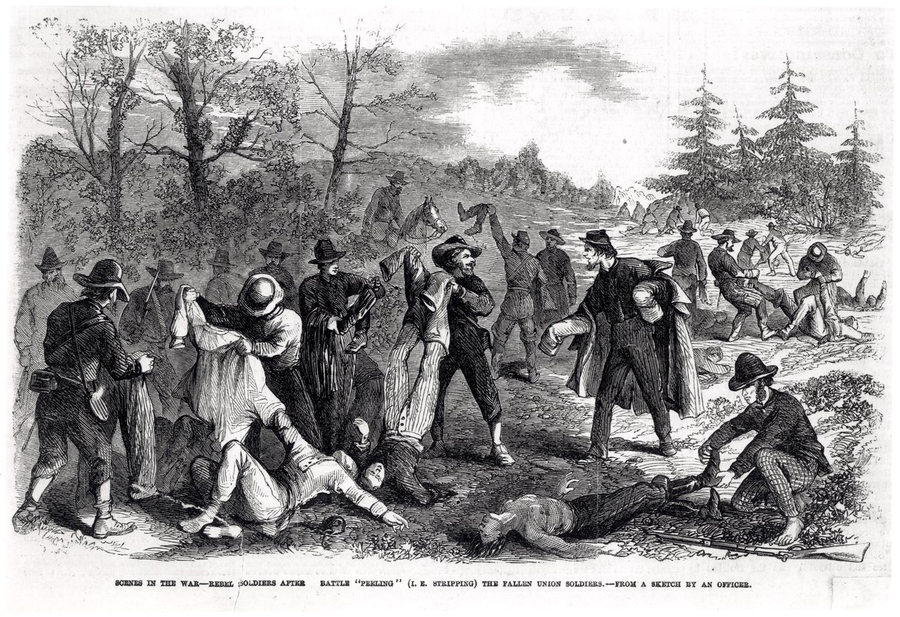 Scenes in the War: Rebel Soldiers after Battle 
