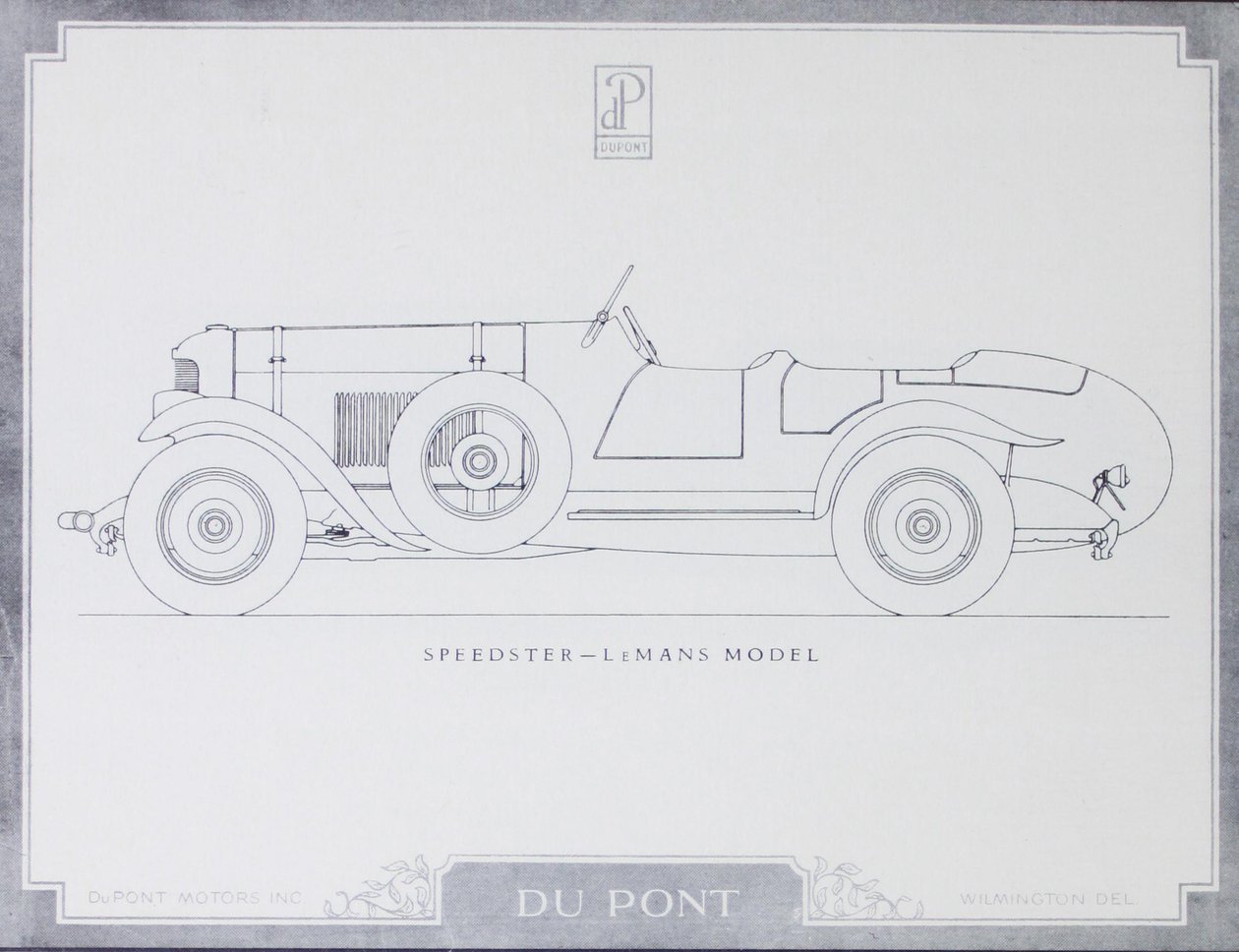 Speedster - LeMans Model, DuPont Motor Cars, 1921 by American School