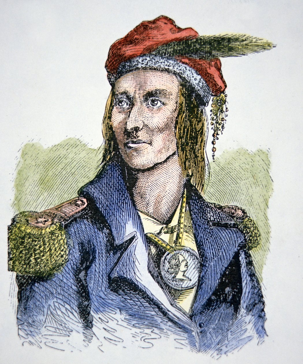 Tecumseh (1768-1813) by American School