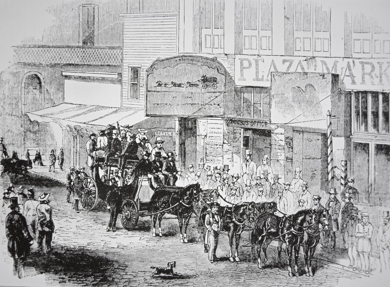 The Butterfield Overland Mail Coach, published in Harper