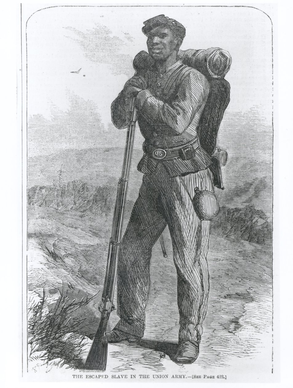 The Escaped Slave in the Union Army, from 