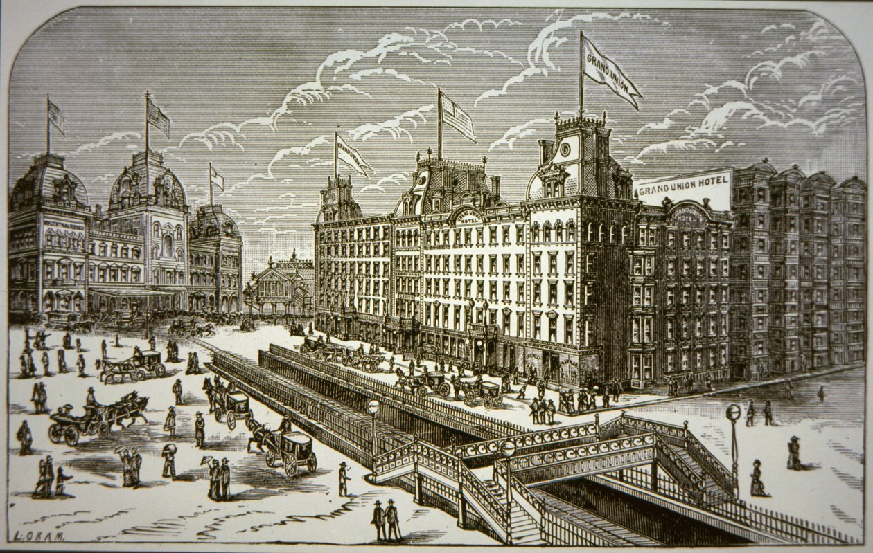 The Grand Union Hotel, New York City by American School