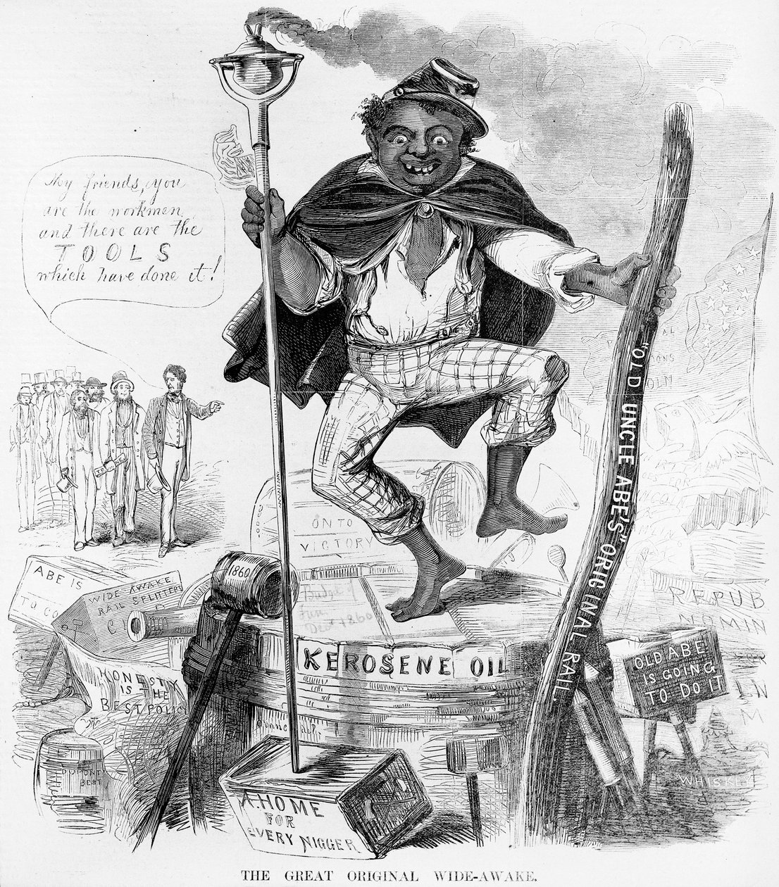 The Great Original Wide-Awake, c.1860 by American School