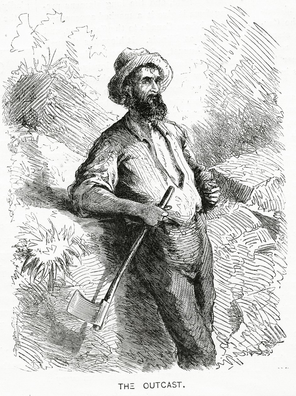 The Outcast, Illustration for A Community of Outcasts by American School