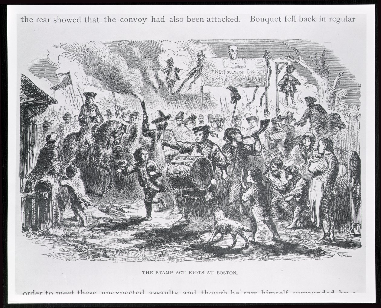 The Stamp Act Riots at Boston, from 