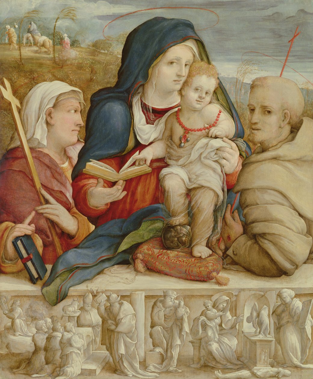 Virgin and Child with St. Helena and St. Francis by Amico Aspertini