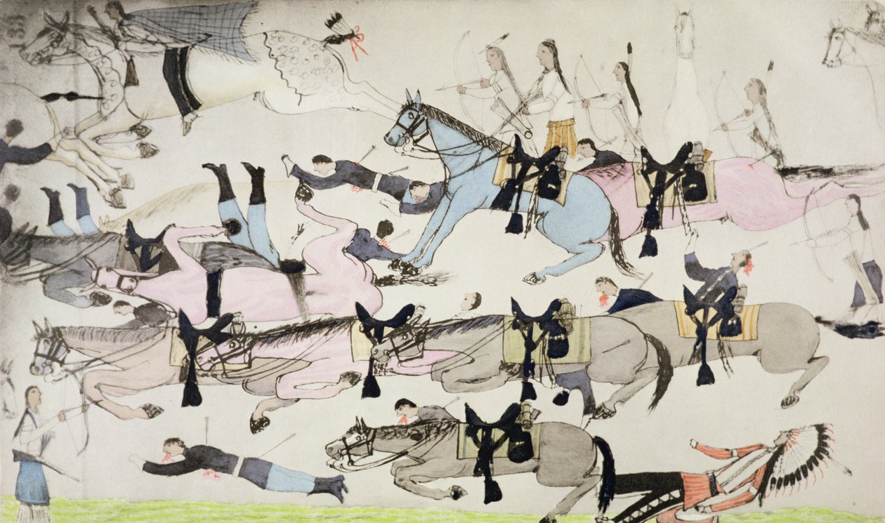 The End of the Battle by Amos Bad Heart Buffalo