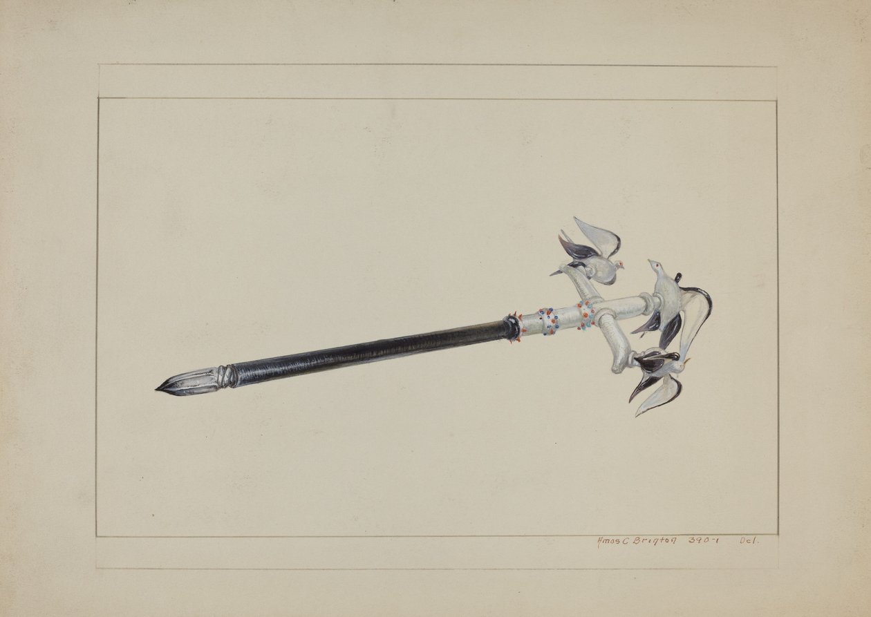 Glass Pen by Amos C. Brinton