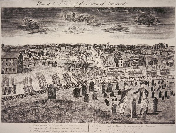 View of the Town of Concord by Amos Doolittle