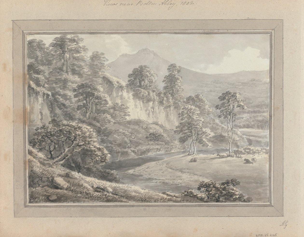 Views in England, Scotland and Wales: View near Bolton Abbey by Amos Green