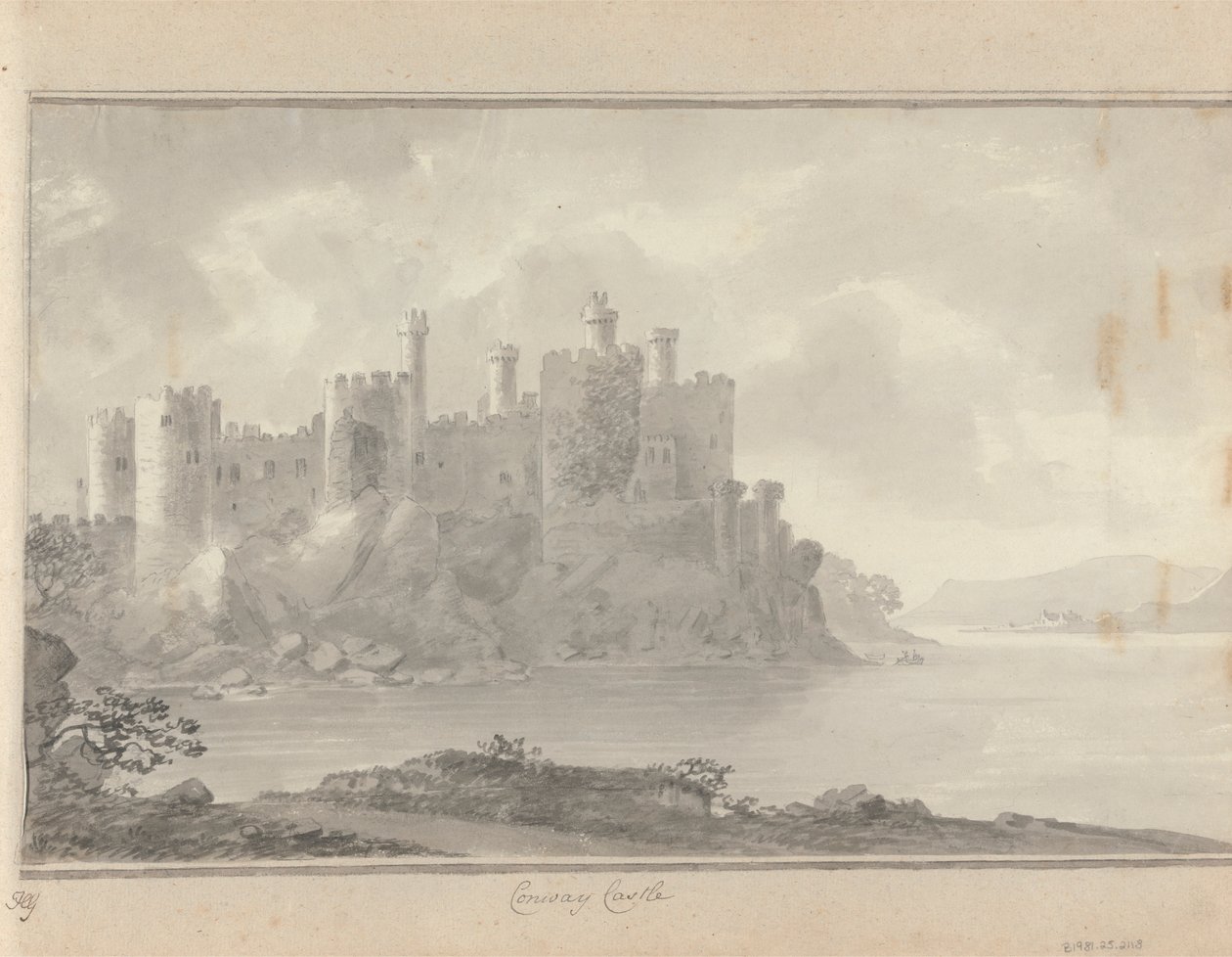 Views in England, Scotland and Wales: Conway Castle by Amos Green