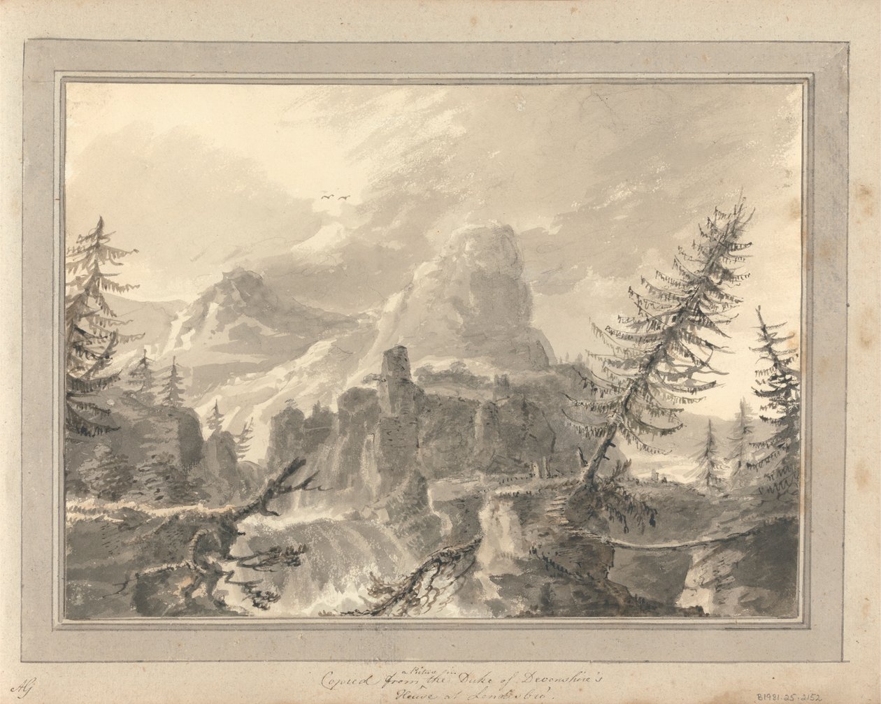 Views in England, Scotland and Wales: Copied from a Picture in the Duke of Devonshire