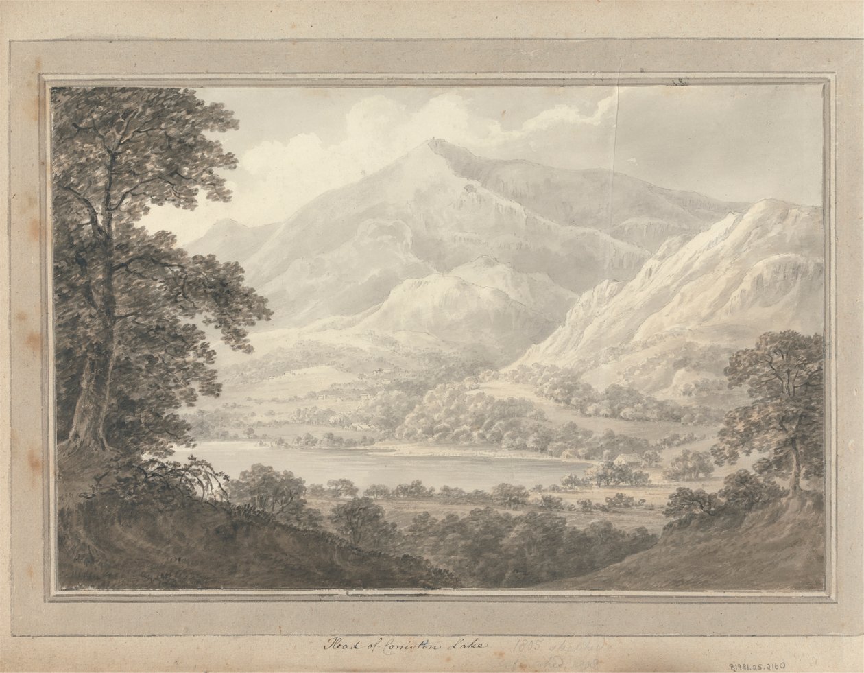Views in England, Scotland and Wales: Head of Coniston Lake by Amos Green