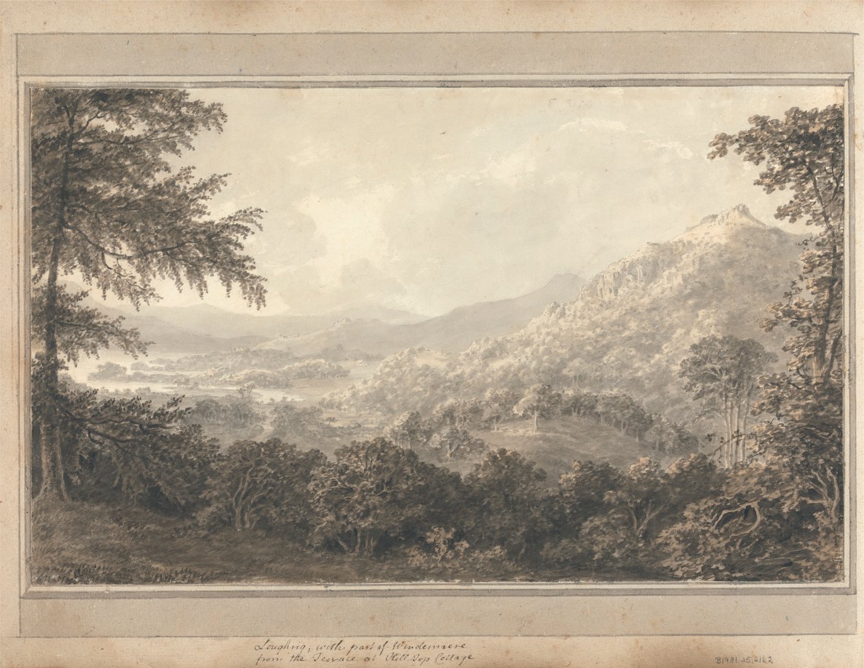 Views in England, Scotland and Wales: Loughrig with part of Windemere from the Terrace at Hill Top Cottage by Amos Green