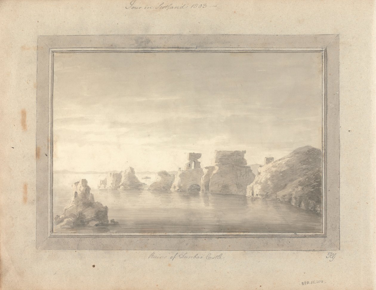 Ruins of Dunbar Castle, Tour in Scotland by Amos Green