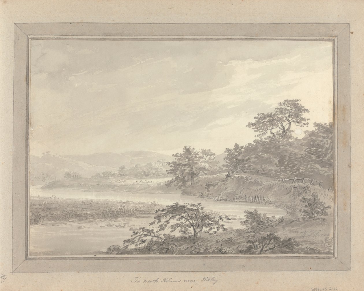 Views in England, Scotland and Wales: The North Homes near Ilkley by Amos Green