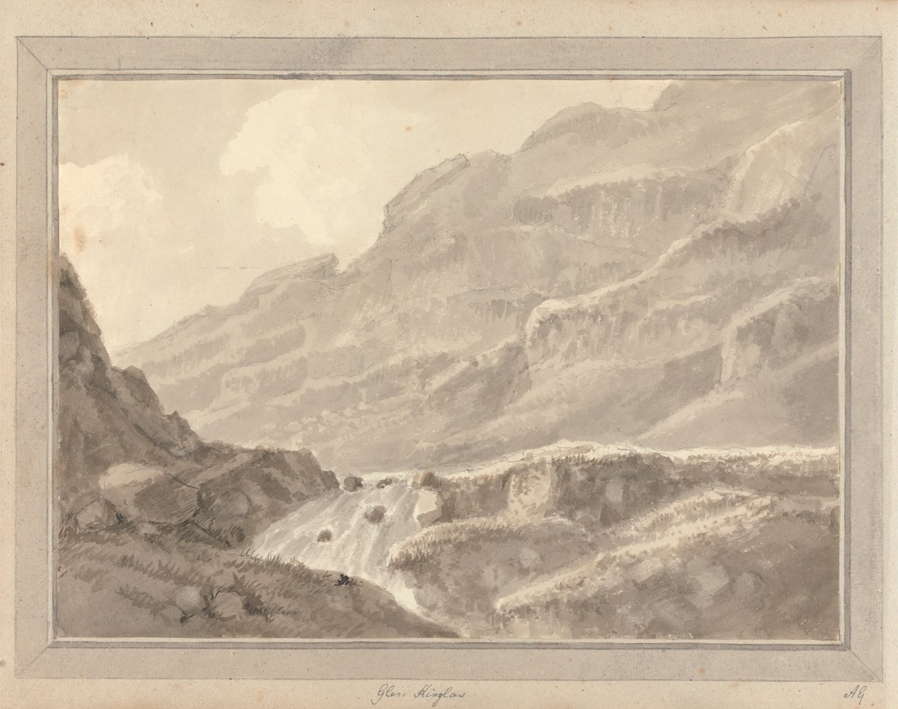 Views in England, Scotland and Wales: Tour in Scotland; Glen Hinglas by Amos Green