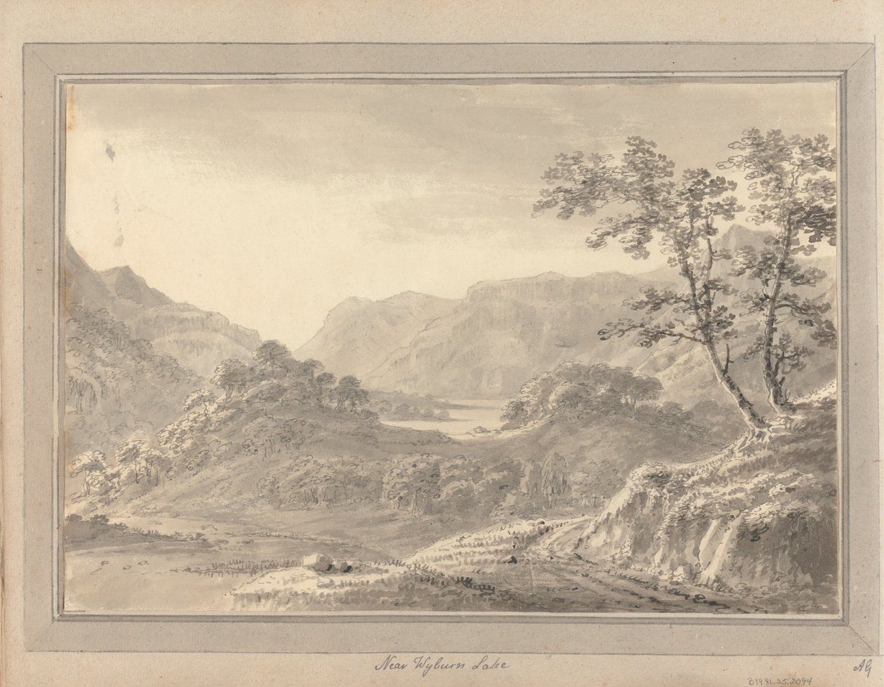 Views in England, Scotland and Wales: Tour in Scotland; Near Wyburn Lake by Amos Green