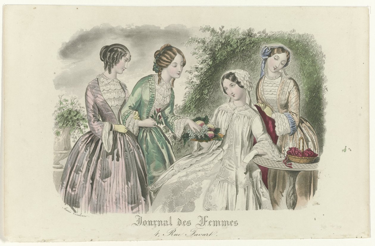 Journal des Femmes, ca. 1850: 4, Rue Favart by Anaïs Colin Toudouze