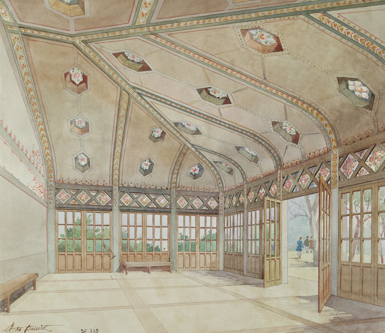 Lycee Victor Hugo, Paris, 1894 by Anatole de Baudot